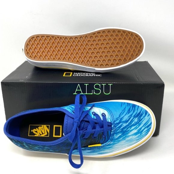 💖MEGA SALE💖VANS National Geographic Shoes Era Blue Women's 5.5 | 6 VN0A2Z5I002 - Picture 6 of 12